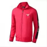 blouson giorgio armani eagle logo ga red